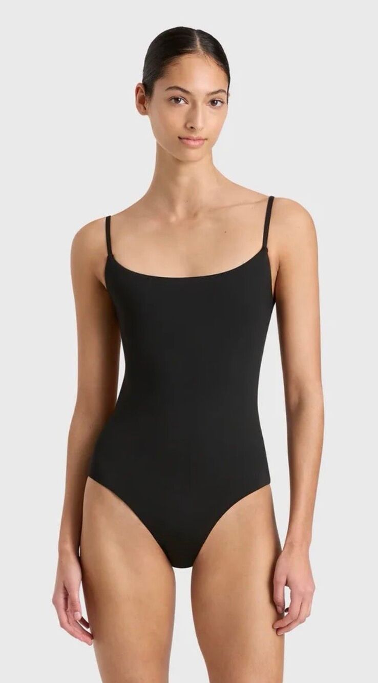 Bondi Born Bianca 1 Piece Swimsuit in Black NWT Size XS